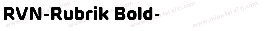 RVN-Rubrik Bold字体转换
